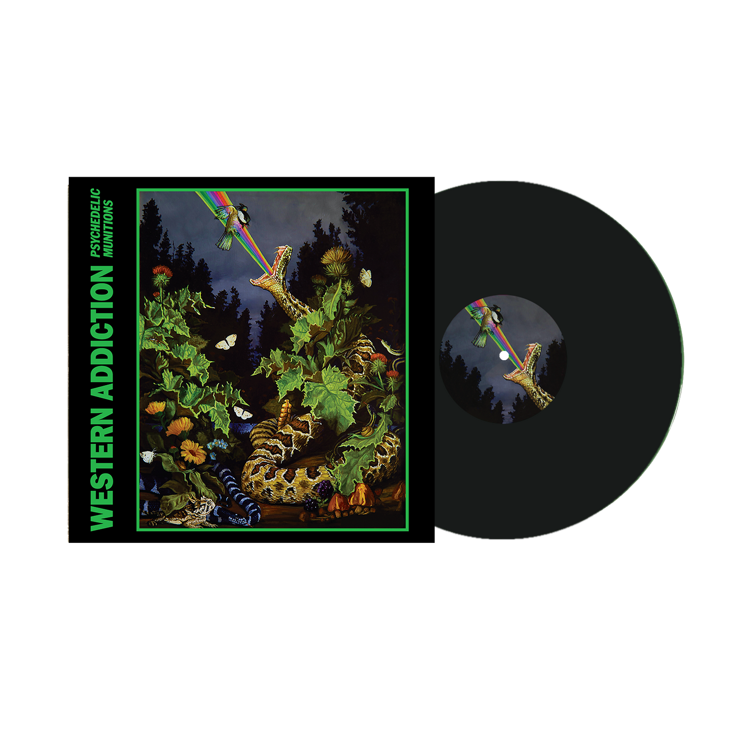 Western Addiction (Psychedelic Munitions) Black Vinyl