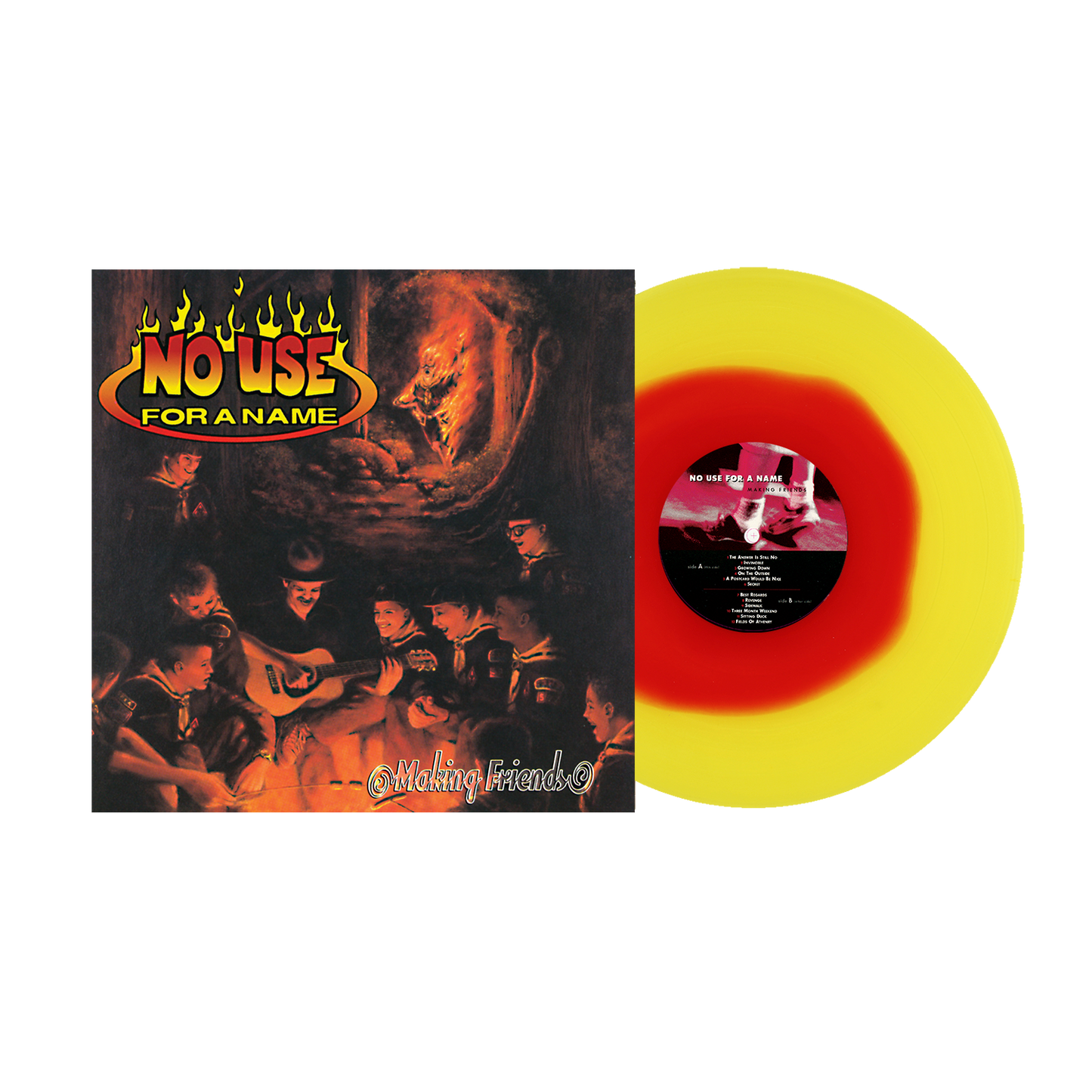 No Use For A Name (Making Friends) Yellow/Red Vinyl