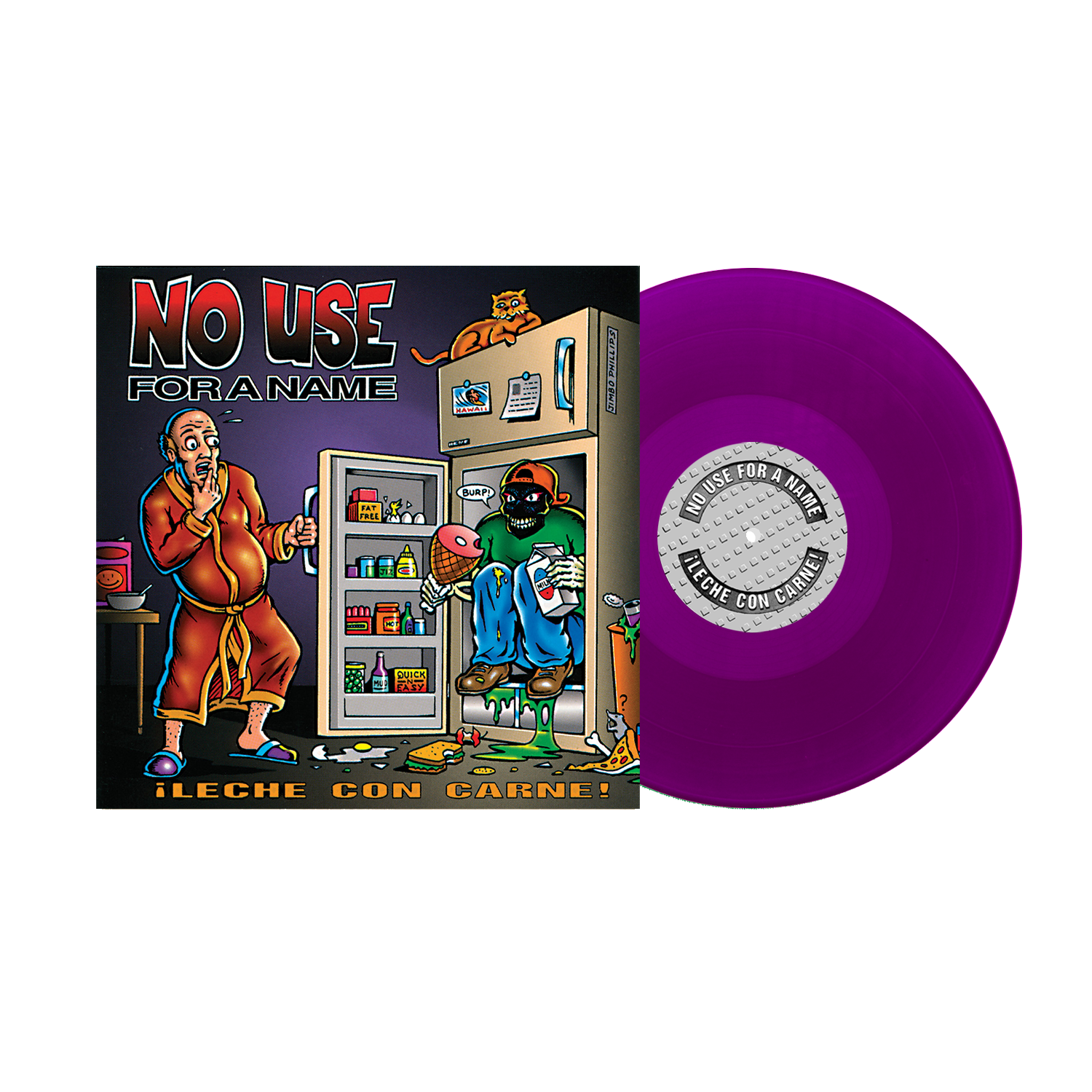 No Use For A Name (¡Leche Con Carne!) Grape Vinyl