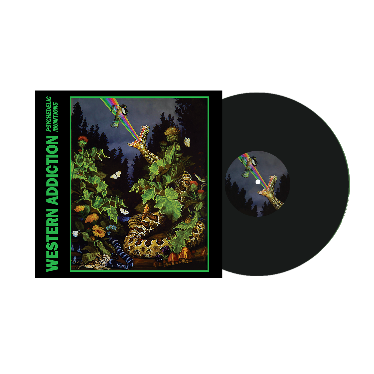 Western Addiction (Psychedelic Munitions) Black Vinyl